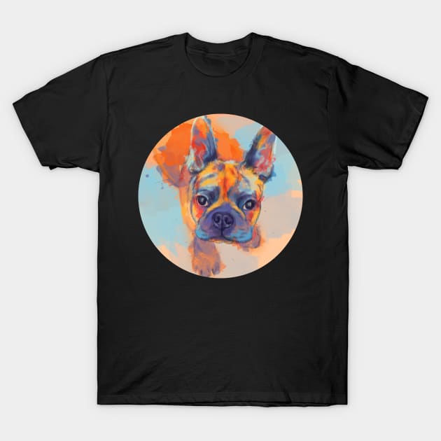 Cute French Bulldog T-Shirt by Flo Art Studio